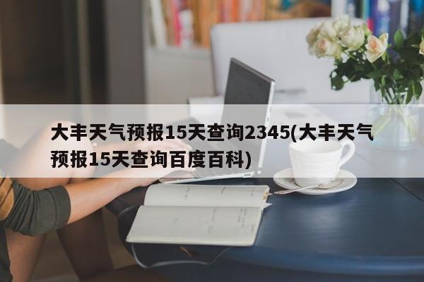 大丰天气预报15天查询2345(大丰天气预报15天查询百度百科)